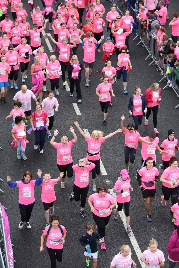 Pictured at the Great Pink Run in the Phoenix Park, 9th September 2017. Over 6,000 women, men and children took part in the 7th year of this event with all funds supporting Breast Cancer Ireland. Photo: Sasko Lazarov/Photocall Ireland