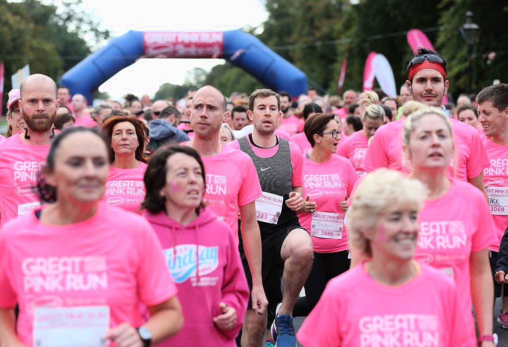 Pictured at the Great Pink Run in the Phoenix Park, 9th September 2017. Over 6,000 women, men and children took part in the 7th year of this event with all funds supporting Breast Cancer Ireland. Photo: Sasko Lazarov/Photocall Ireland