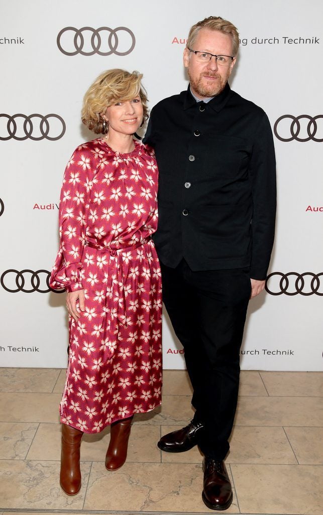 Sonya Lennon and David Smith pictured at the all new Audi A8 launch at the RHA Gallery, Dublin. Photo by Brian McEvoy