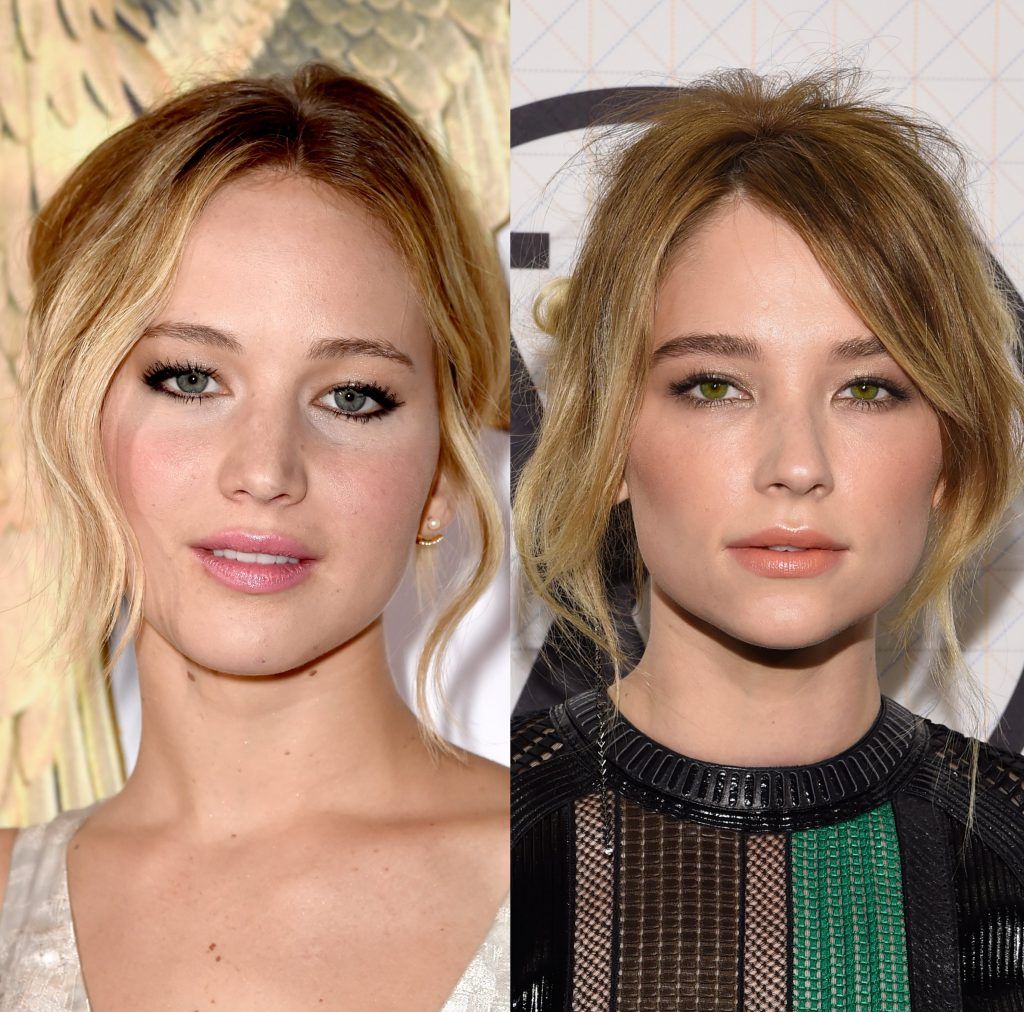 Jennifer Lawrence and Haley Bennett. (Photos by Kevin Winter/Getty Images & Larry Busacca/Getty Images)
