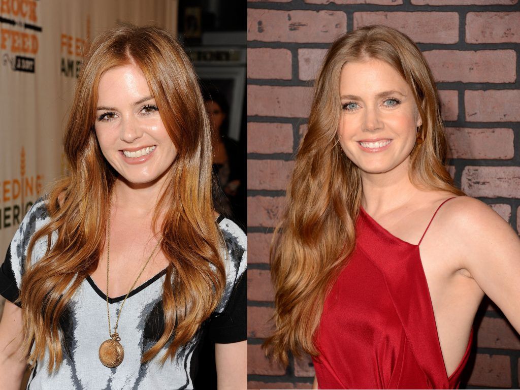 Isla Fisher and Amy Adams. (Photos by Frazer Harrison/Getty Images & Jason Merritt/Getty Images)