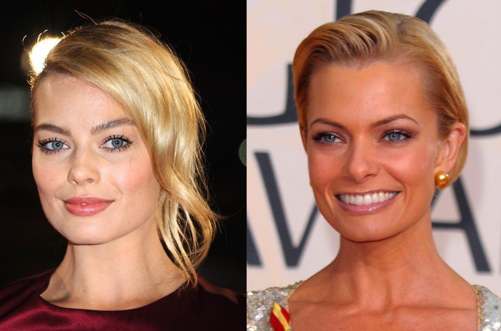 Margot Robbie and Jaime Pressly. (Photos by Anthony Harvey/Getty Images & Jason Merritt/Getty Images)