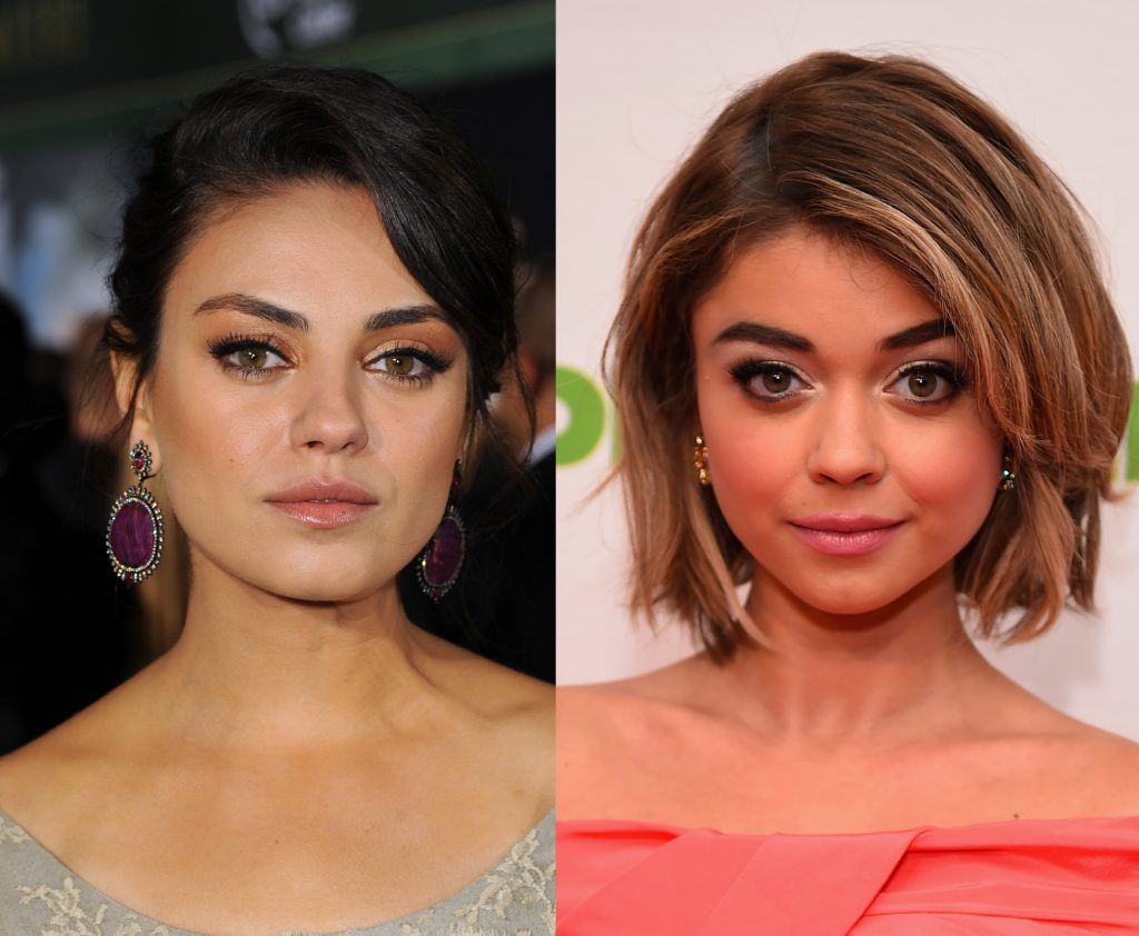 Mila Kunis and Sarah Hyland. (Photos by Kevin Winter/Getty Images & Michael Loccisano/Getty Images)