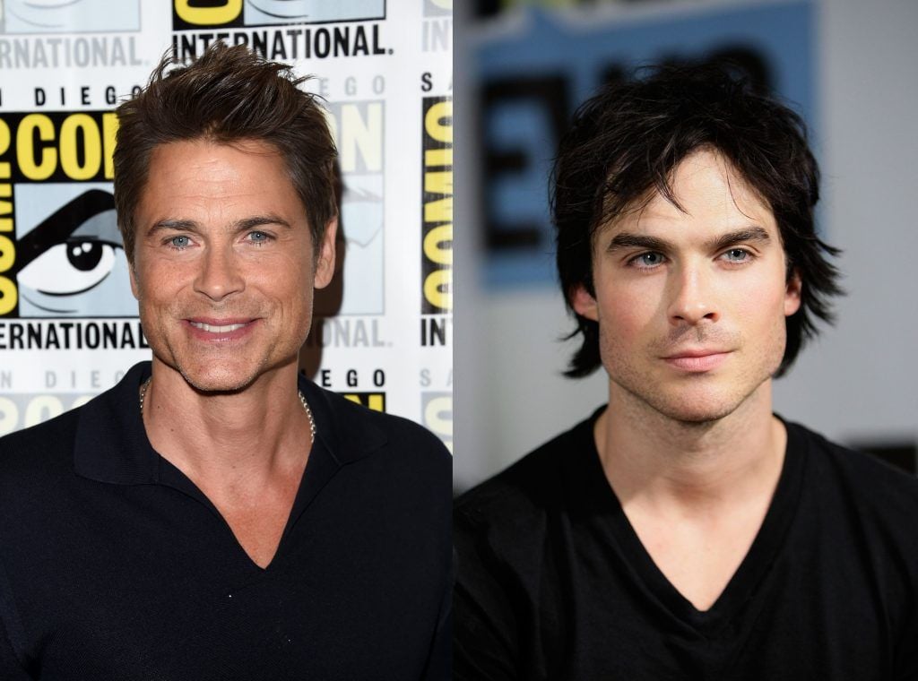 Rob Lowe and Ian Somerhalder. (Photos by Jason Merritt/Getty Images & Jerod Harris/Getty Images for MySpace)