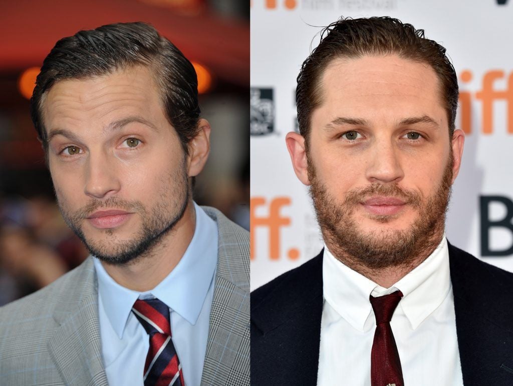 Logan Marshall-Green and Tom Hardy. (Photos by Stuart Wilson/Getty Images & Alberto E. Rodriguez/Getty Images)