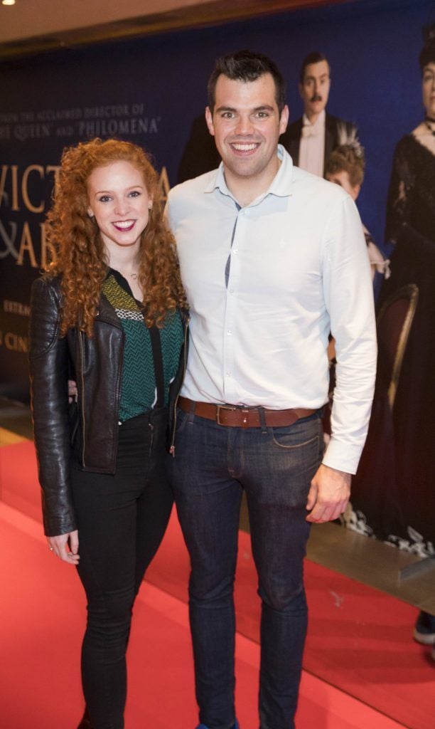 Laura-May Keohane and Neill Harington pictured at the Universal Pictures special preview screening of Victoria and Abdul at The Light House Cinema, Dublin (12th September 2017). Picture Andres Poveda