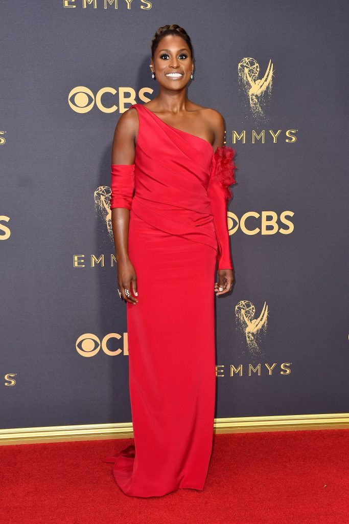 LOS ANGELES, CA - SEPTEMBER 17:  Actor Issa Rae attends the 69th Annual Primetime Emmy Awards at Microsoft Theater on September 17, 2017 in Los Angeles, California.  (Photo by Frazer Harrison/Getty Images)