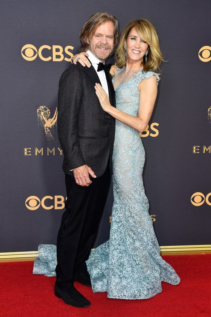LOS ANGELES, CA - SEPTEMBER 17:  Actors William H. Macy (L) and Felicity Huffman attend the 69th Annual Primetime Emmy Awards at Microsoft Theater on September 17, 2017 in Los Angeles, California.  (Photo by Frazer Harrison/Getty Images)