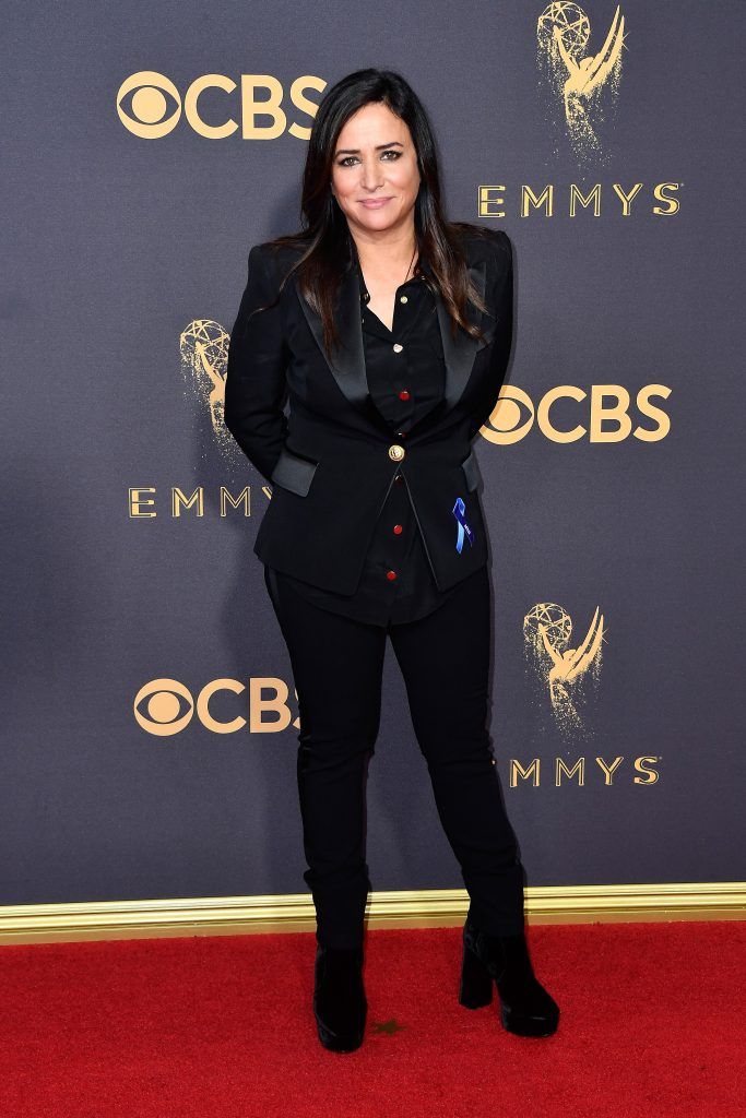LOS ANGELES, CA - SEPTEMBER 17:  Actor Pamela Adlon attends the 69th Annual Primetime Emmy Awards at Microsoft Theater on September 17, 2017 in Los Angeles, California.  (Photo by Frazer Harrison/Getty Images)