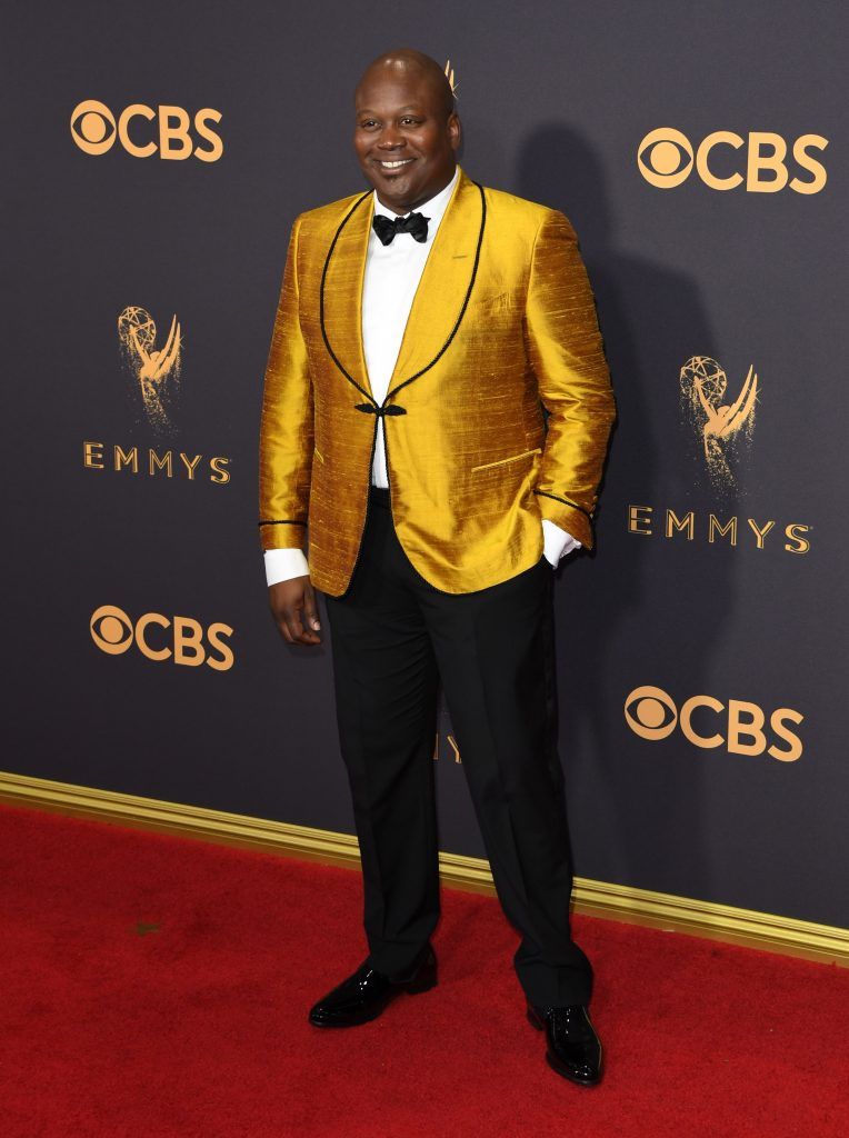 Tituss Burgess arrives for the 69th Emmy Awards at the Microsoft Theatre on September 17, 2017 in Los Angeles, California. (Photo by MARK RALSTON/AFP/Getty Images)