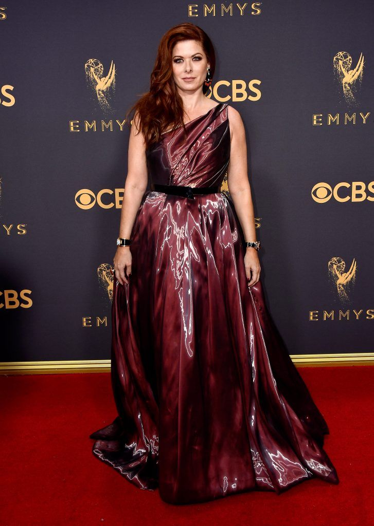 LOS ANGELES, CA - SEPTEMBER 17: Actor Debra Messing attends the 69th Annual Primetime Emmy Awards at Microsoft Theater on September 17, 2017 in Los Angeles, California.  (Photo by Frazer Harrison/Getty Images)