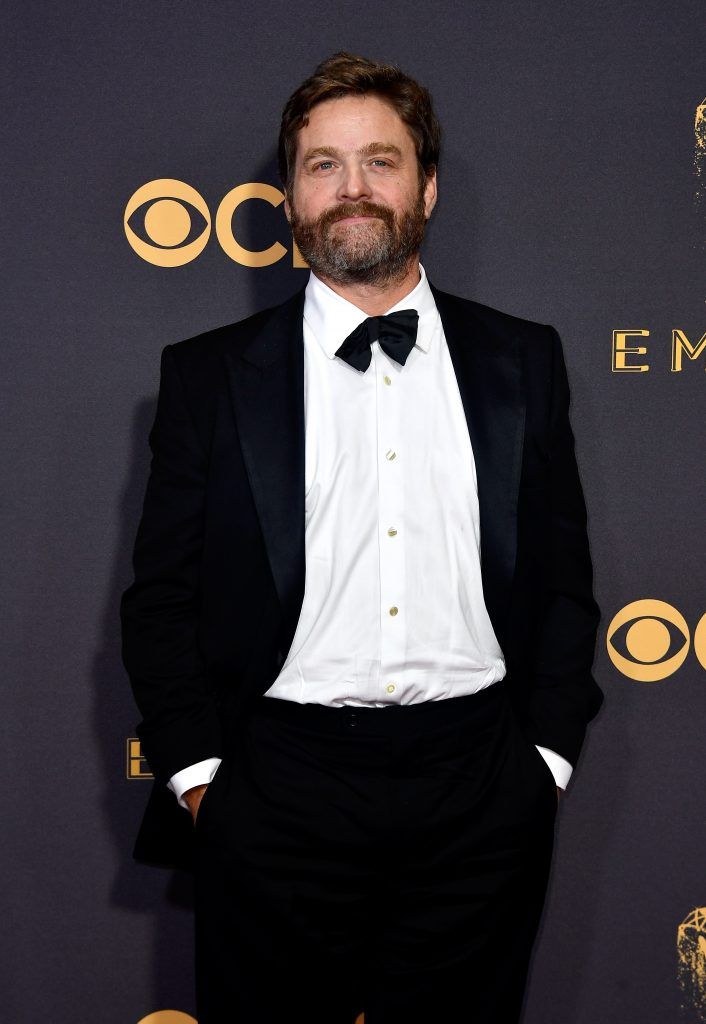 LOS ANGELES, CA - SEPTEMBER 17:  Actor Zach Galifianakis attends the 69th Annual Primetime Emmy Awards at Microsoft Theater on September 17, 2017 in Los Angeles, California.  (Photo by Frazer Harrison/Getty Images)