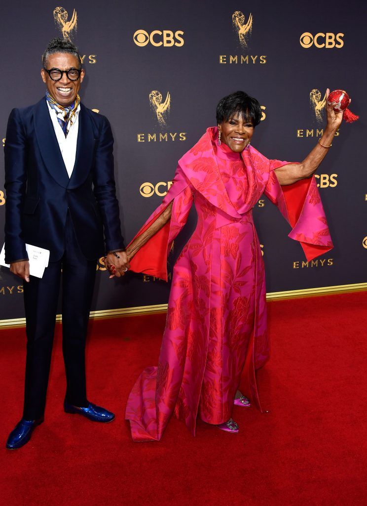 LOS ANGELES, CA - SEPTEMBER 17:  Actor Cicely Tyson (R) attends the 69th Annual Primetime Emmy Awards at Microsoft Theater on September 17, 2017 in Los Angeles, California.  (Photo by Frazer Harrison/Getty Images)