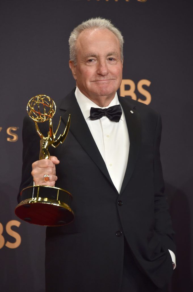 LOS ANGELES, CA - SEPTEMBER 17:  Producer Lorne Michaels, winner of the award for Outstanding Variety/Sketch Series for 'Saturday Night Live,' poses in the press room during the 69th Annual Primetime Emmy Awards at Microsoft Theater on September 17, 2017 in Los Angeles, California.  (Photo by Alberto E. Rodriguez/Getty Images)