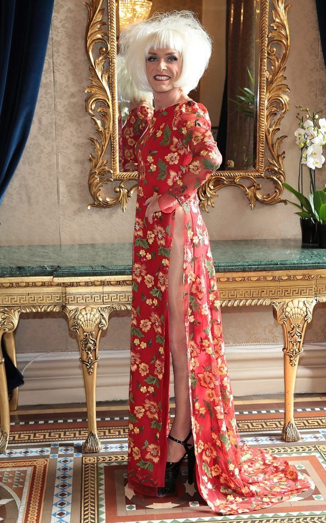 Miss Candy at the Shiseido International Charity Lunch and Fashion Show in aid of the Rape Crisis Centre at the Westin Hotel, Dublin. Picture by Brian McEvoy