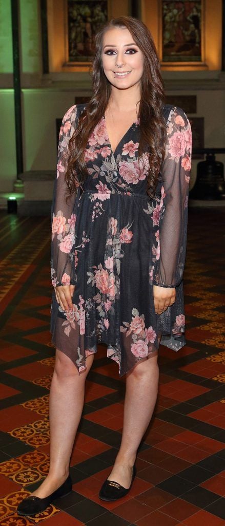 Eimear McElheron at the launch of Urban Decay's Troublemaker Mascara at St. Patrick's Cathedral, Dublin. Photo by Brian McEvoy Photography