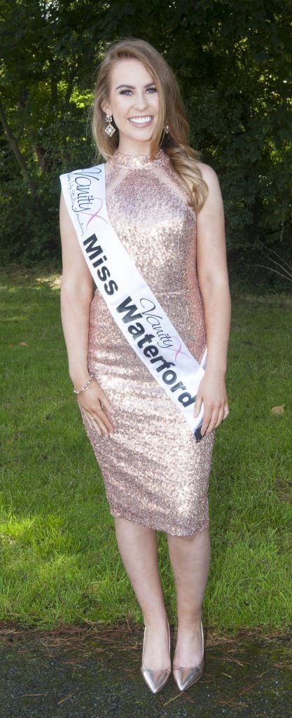 Kayleigh Hanley, Miss Waterford. Age 21, from Dungarvan, Co Waterford. Studying Primary Teaching (Bachelor of Education) in St.Patrick's College DCU Drumcondra / Works part time Radley Engineering in Waterford. Pic Patrick O'Leary