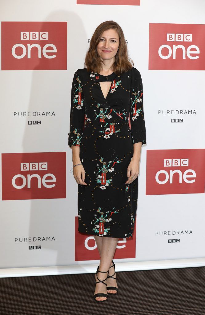 Actor Kelly Macdonald poses for a photo ahead of a preview screening of 'The Child In Time' at BAFTA on September 18, 2017 in London, England.  (Photo by Tim P. Whitby/Getty Images)