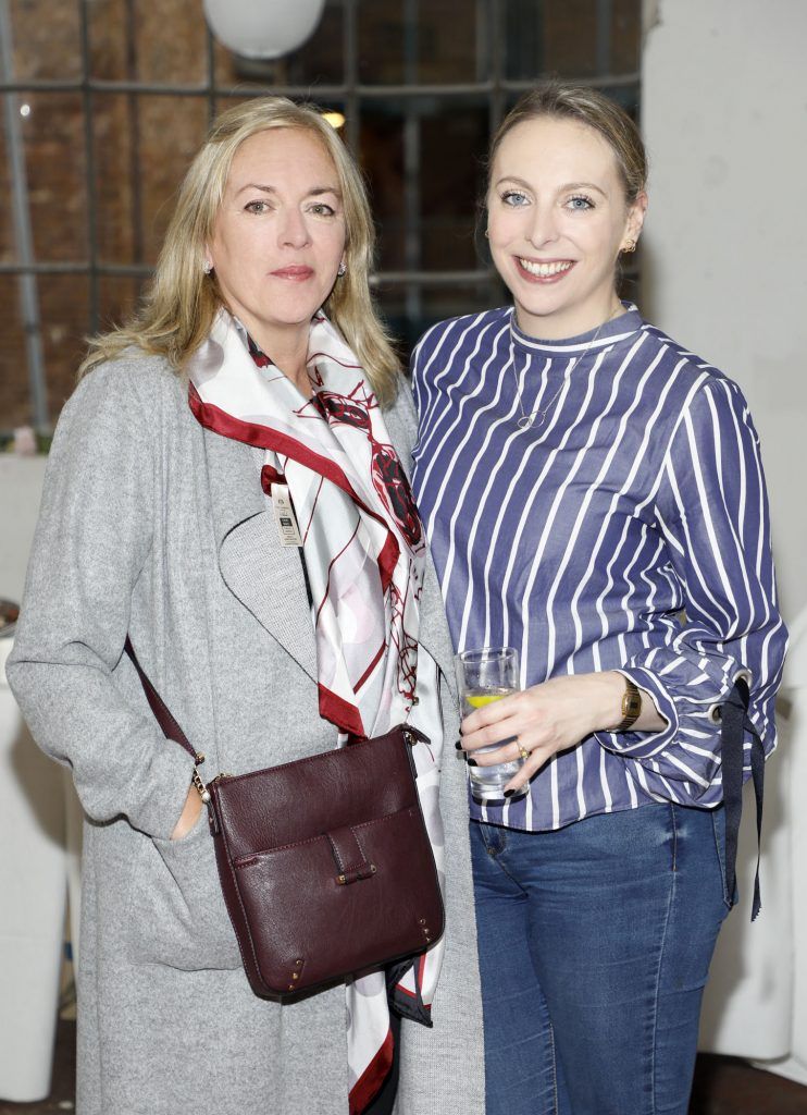 Anne and Sarah McGinn at the iclothing.ie Autumn Winter '17 launch held at the Chocolate Factory. Photo Kieran Harnett