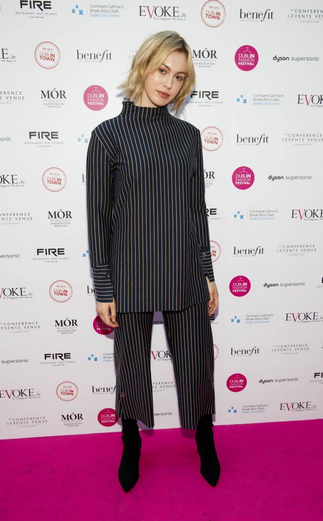 Caoimhe O'Dwyer pictured at Dublin Fashion 2017: The Collective. The event showcased the latest trends, styles and must-buys for the season ahead from leading high street, Creative Quarter and high-end retailers from across Dublin city centre. Picture Andres Poveda