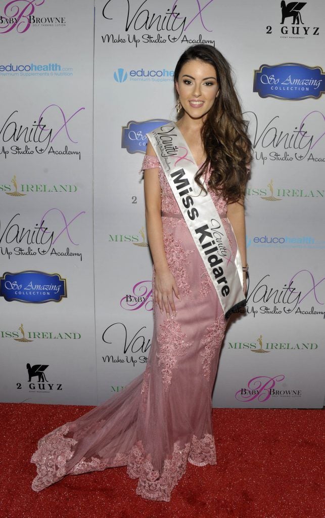 Miss Kildare Rachel Williamson at the Best of Irish Beauty and Brains Vie For Miss Ireland 2017 Victory. Photo by Patrick O'Leary