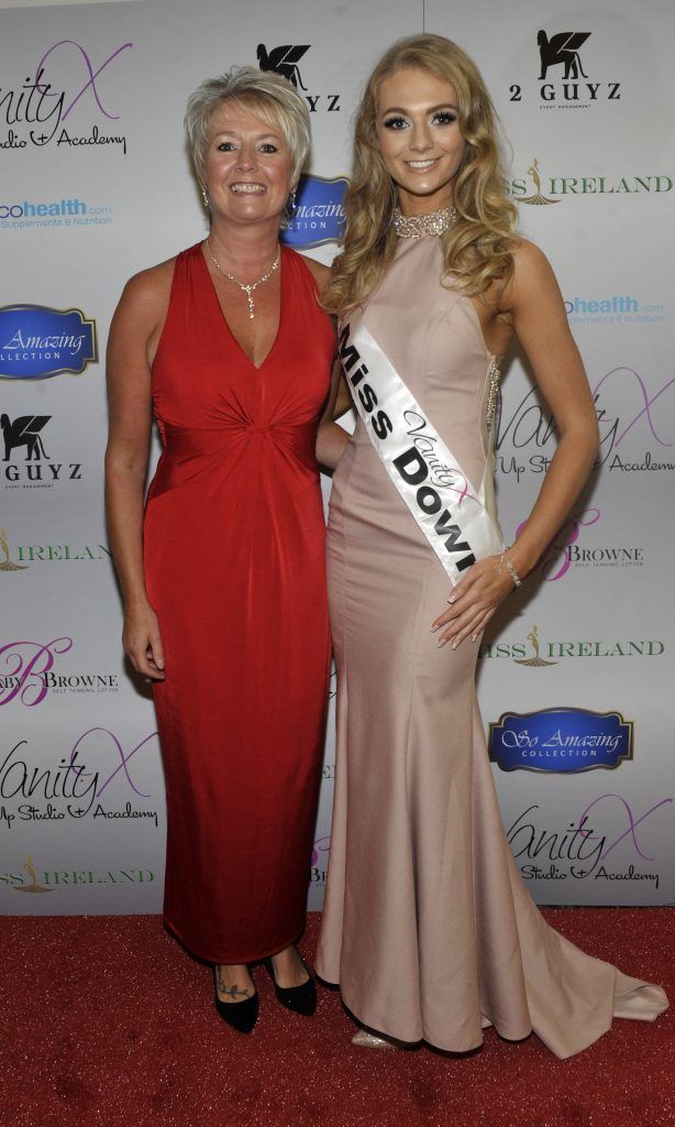 Tracey and Alex Catherwood at the Best of Irish Beauty and Brains Vie For Miss Ireland 2017 Victory. Photo by Patrick O'Leary