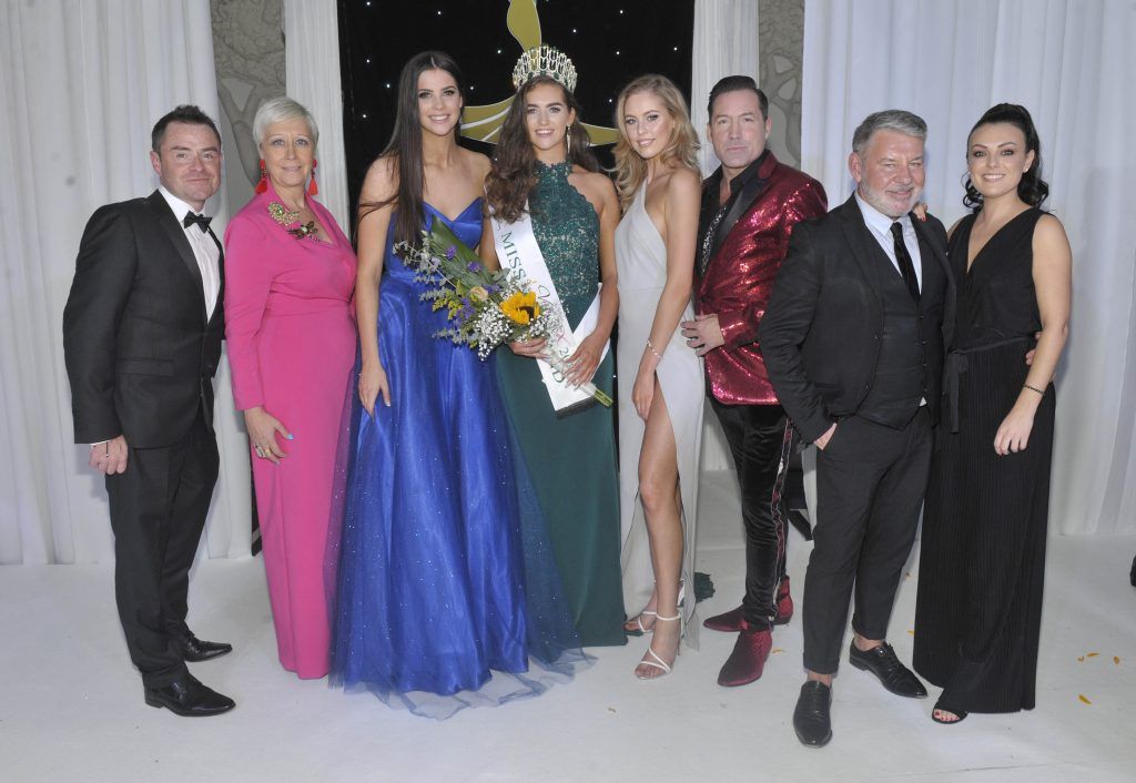 Pictured from left to right: Sean Montague, Sonja Mohlich, Miss Ireland 2016 Niamh Kennedy, Miss Ireland 2017 Lauren McDonagh, Miss Ireland 2015 Sasha Livingstone, Julian Benson, Michael Doyle and Debbie McGuillan. Photo by Patrick O'Leary