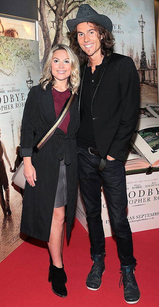 Chloe Townsend and Dylan Townsend at the special preview screening of Goodbye Christopher Robin at Omniplex Rathmines, Dublin. Picture by Brian McEvoy