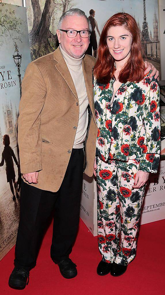 Tom O Leary and Aoife Hogan at the special preview screening of Goodbye Christopher Robin at Omniplex Rathmines, Dublin. Picture by Brian McEvoy