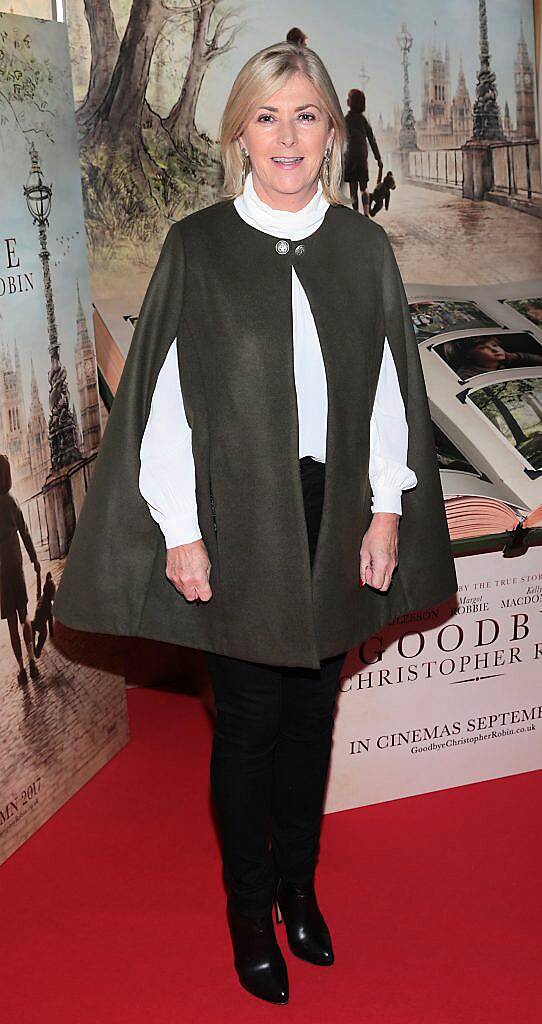 Linda Branagan at the special preview screening of Goodbye Christopher Robin at Omniplex Rathmines, Dublin. Picture by Brian McEvoy