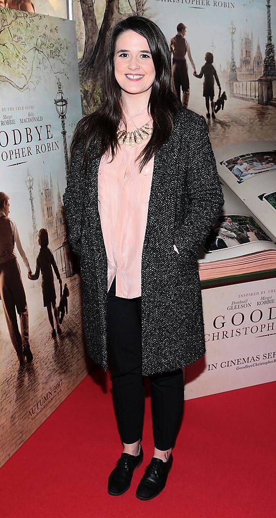 Aisling Murphy at the special preview screening of Goodbye Christopher Robin at Omniplex Rathmines, Dublin. Picture by Brian McEvoy