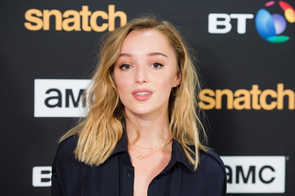 Phoebe Dynevor attends the "Snatch" TV show premiere at BT Tower on September 28, 2017 in London, England.  (Photo by Jeff Spicer/Getty Images)