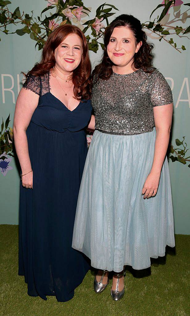 Aisling O Brien and Ruth Hurl pictured at the Irish Cinema Ball at the Powerscourt Hotel in Enniskerry, Co Wicklow. Photo by Brian McEvoy