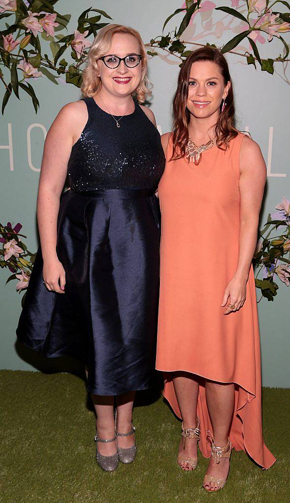 Charlene Lydon and Gale Wilson pictured at the Irish Cinema Ball at the Powerscourt Hotel in Enniskerry, Co Wicklow. Photo by Brian McEvoy