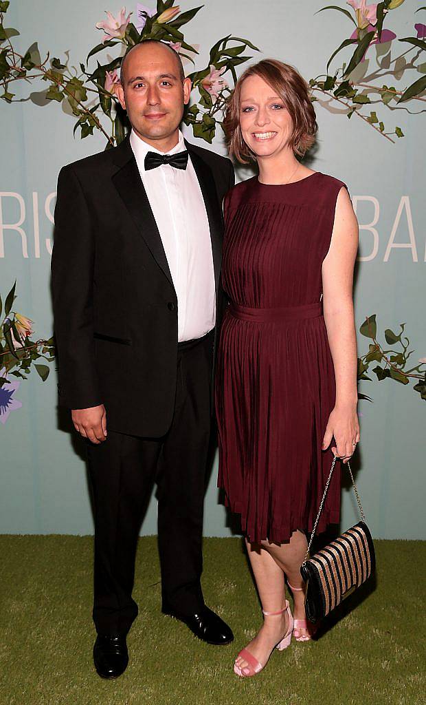 Giovanni Ciardetti and Louise O Connor pictured at the Irish Cinema Ball at the Powerscourt Hotel in Enniskerry, Co Wicklow. Photo by Brian McEvoy