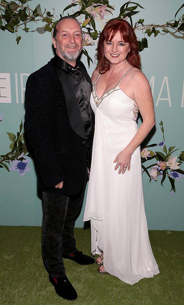 Brian O Gorman and Naoimh Penston pictured at the Irish Cinema Ball at the Powerscourt Hotel in Enniskerry, Co Wicklow. Photo by Brian McEvoy