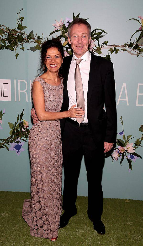 Bernie O Donoghue Hynes and Sean Hynes pictured at the Irish Cinema Ball at the Powerscourt Hotel in Enniskerry, Co Wicklow. Photo by Brian McEvoy