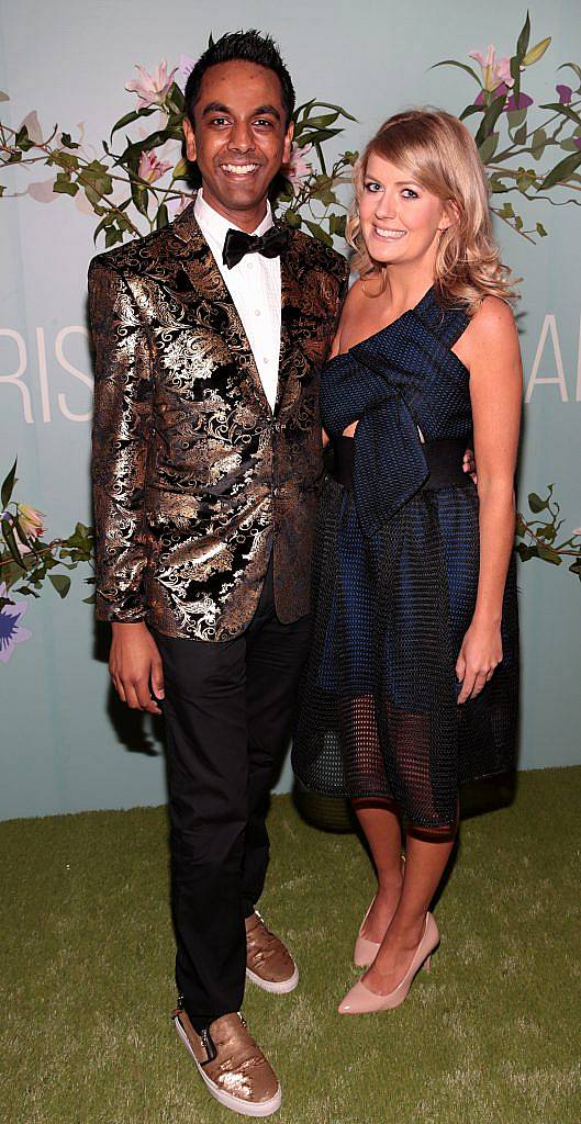 Clint Drieberg and Elaine Leonard pictured at the Irish Cinema Ball at the Powerscourt Hotel in Enniskerry, Co Wicklow. Photo by Brian McEvoy