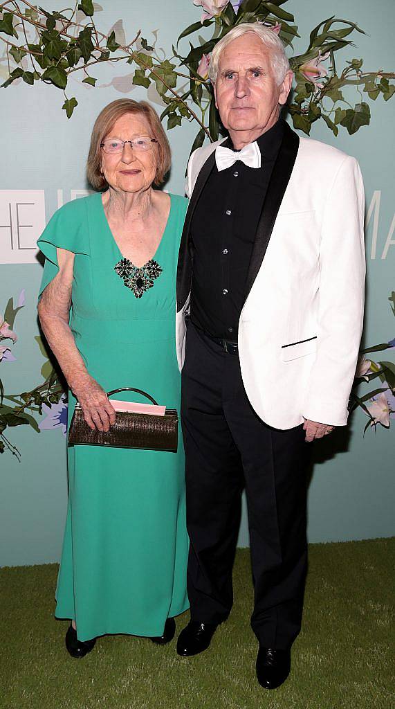 Kathleen Greene and Pat Greene pictured at the Irish Cinema Ball at the Powerscourt Hotel in Enniskerry, Co Wicklow. Photo by Brian McEvoy