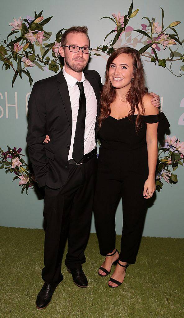 Neil Rogers and Sarah Martinez pictured at the Irish Cinema Ball at the Powerscourt Hotel in Enniskerry, Co Wicklow. Photo by Brian McEvoy