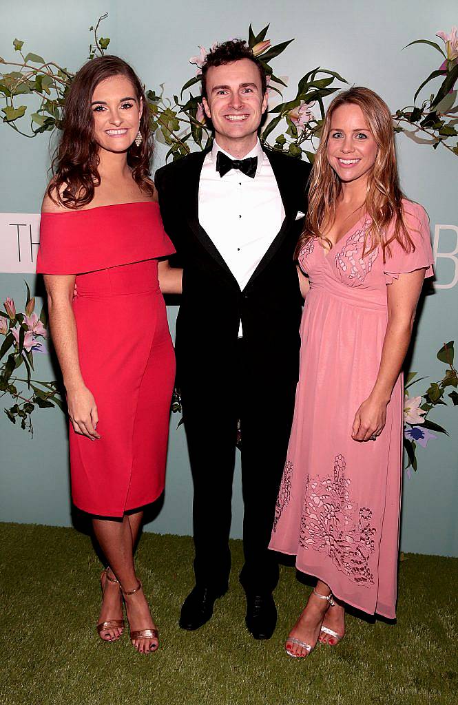 Jacqueline Lambe ,Chris Gabre and Vanessa Kiely pictured at the Irish Cinema Ball at the Powerscourt Hotel in Enniskerry, Co Wicklow. Photo by Brian McEvoy