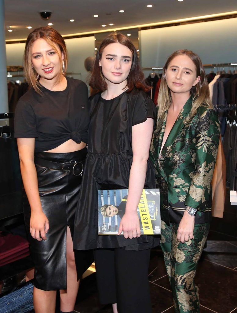 Ellen Duffy, Kate Corcoran and Claire Kiely at the launch of the new issue of MFI Magazine at Brown Thomas, 28th September 2017. Photo: Sasko Lazarov/Photocall Ireland