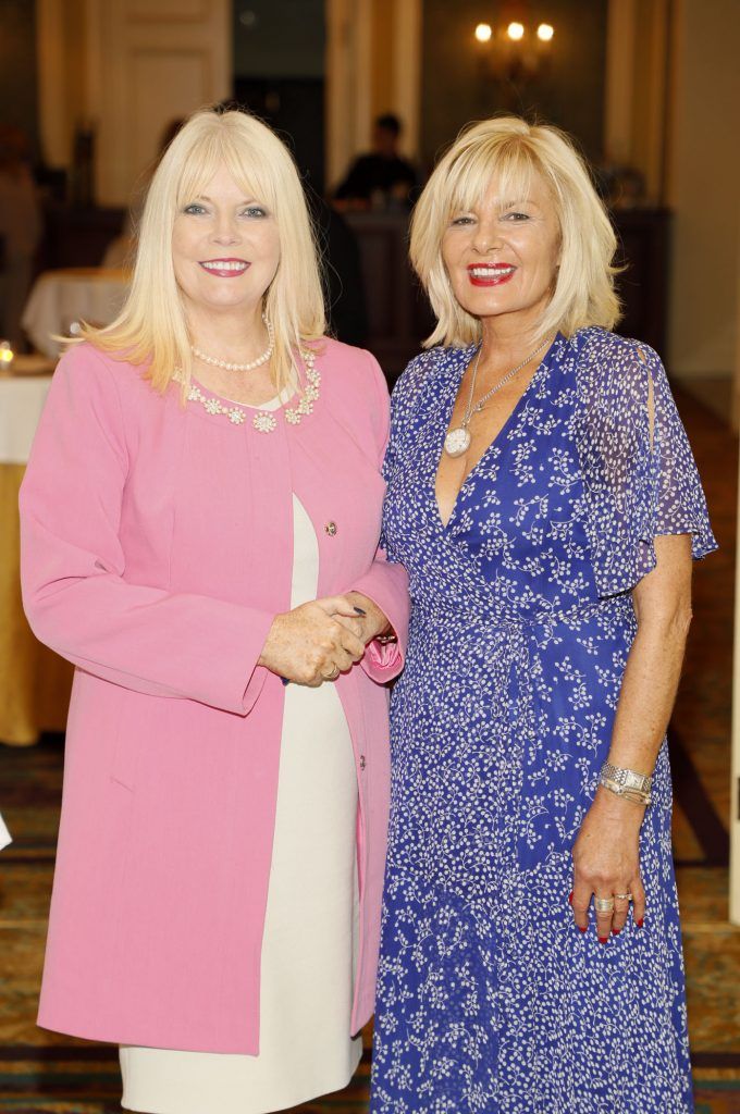 Minister Mary Mitchell O'Connor and Marian Kenny at the CRY Pure Style Fashion Event of the Year in Association with the Design Centre. Photo Kieran Harnett