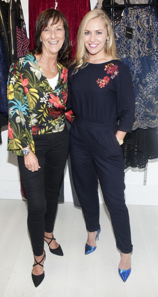 Siobhain Monerawela and Emma Murphy ictured at the opening of Starla Boutique's new flagship store at 28 South William Street, Dublin. Photo: Patrick O'Leary
