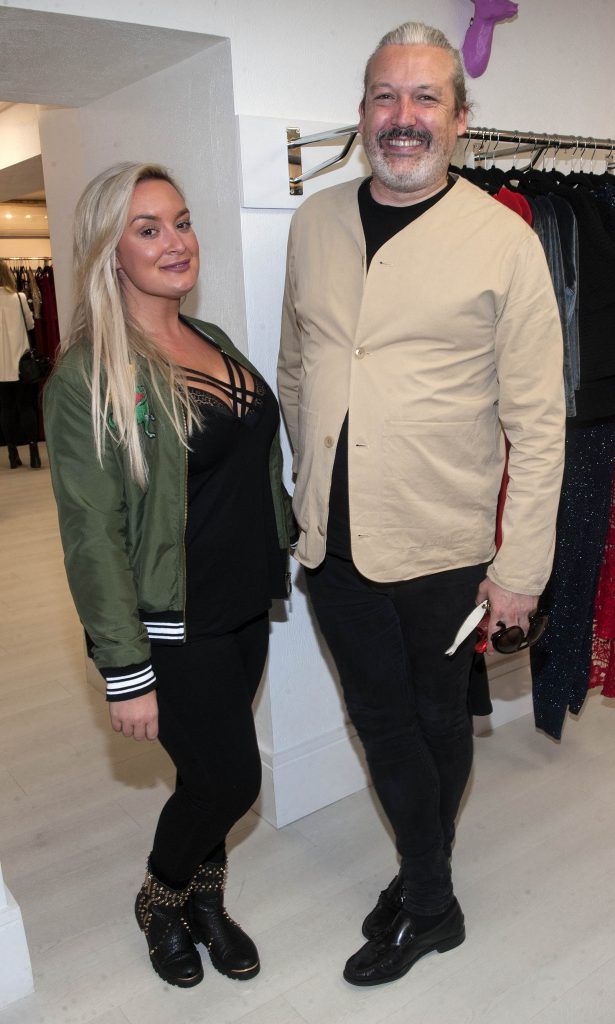 Amy Brennan and Joe Macken ictured at the opening of Starla Boutique's new flagship store at 28 South William Street, Dublin. Photo: Patrick O'Leary