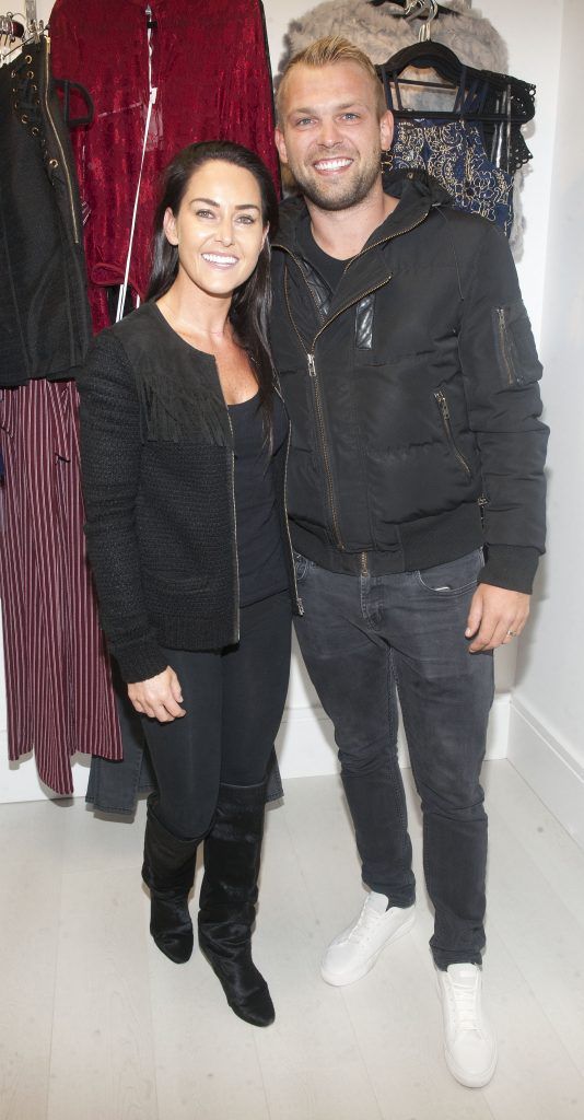 Ross Tracy and Antona Tracy Myers ictured at the opening of Starla Boutique's new flagship store at 28 South William Street, Dublin. Photo: Patrick O'Leary