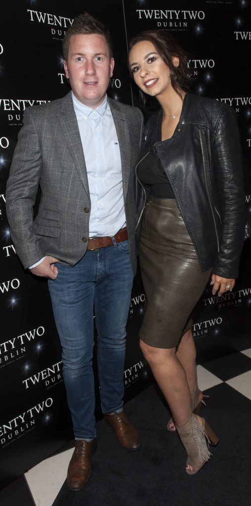 Conor and Tonin Byers pictured at the official opening of Twenty Two Dublin, located on South Anne Street. Pic: Patrick O'Leary
