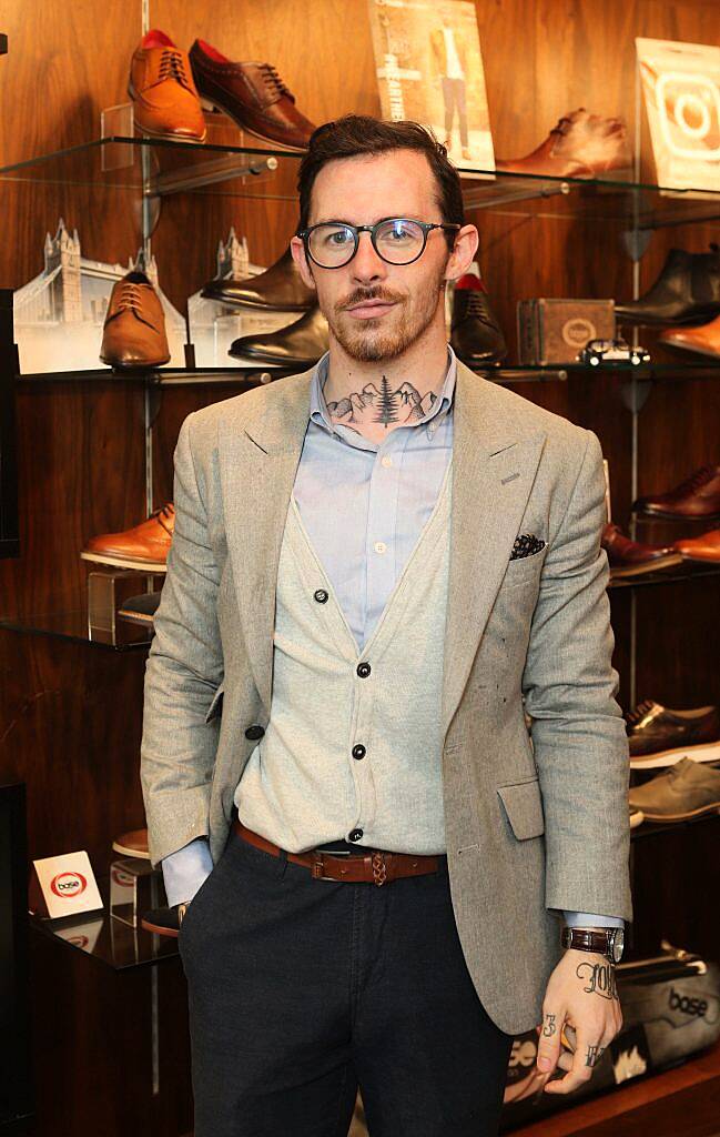 Pictured  Damien Broderick at the Base London Customer Event hosted by RTE's Dancing with the Star winner Aidan O Mahony at Genius Exchequer Street Dublin. Photo: Leon Farrell/Photocall Ireland.