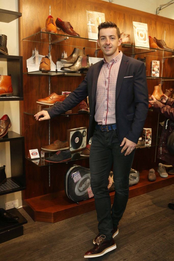 Pictured Aidan O Mahony at the Base London Customer Event at Genius Exchequer Street Dublin. Photo: Leon Farrell/Photocall Ireland.