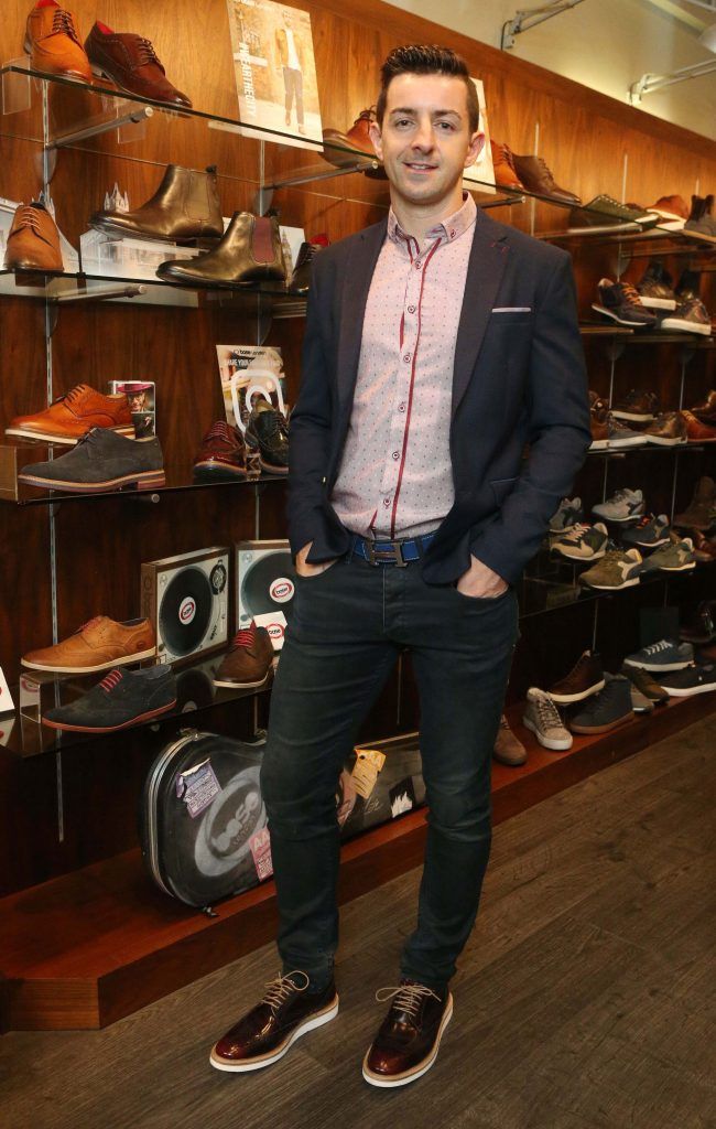 Pictured Aidan O Mahony at the Base London Customer Event at Genius Exchequer Street Dublin. Photo: Leon Farrell/Photocall Ireland.